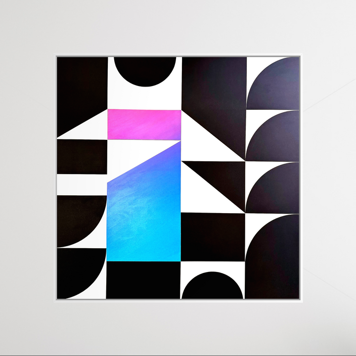 Stand Out - Out of Structure - Originalwerk 120 x 120 cm