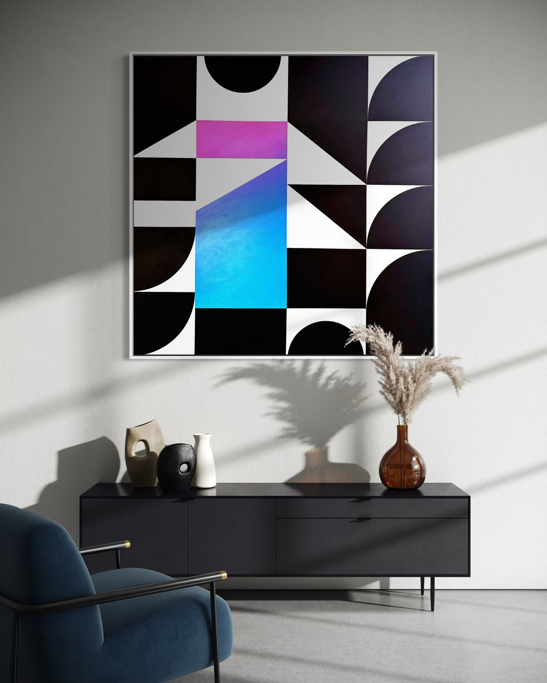 Stand Out - Out of Structure - Originalwerk 120 x 120 cm