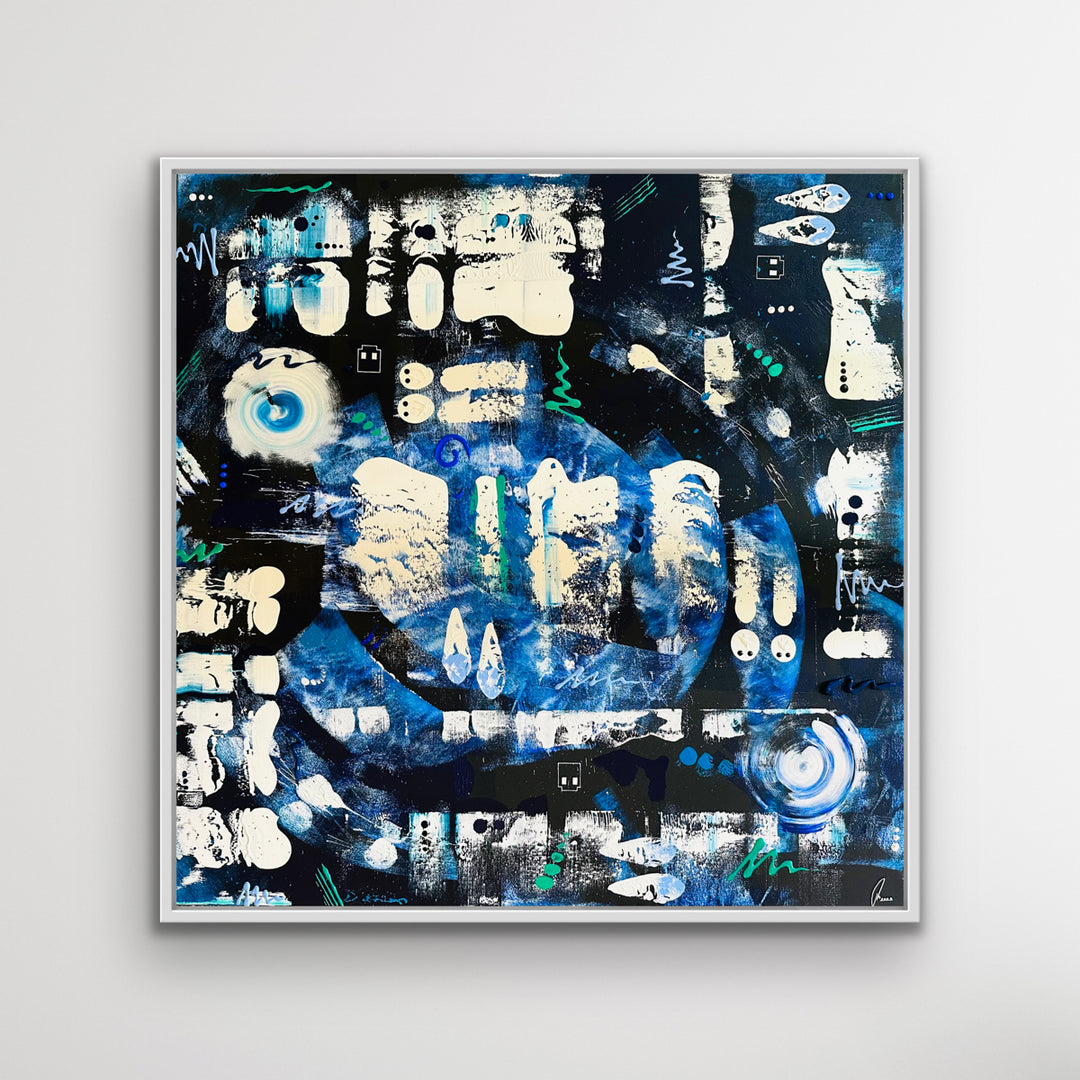 Night Waves - Originalwerk 100 x 140 cm