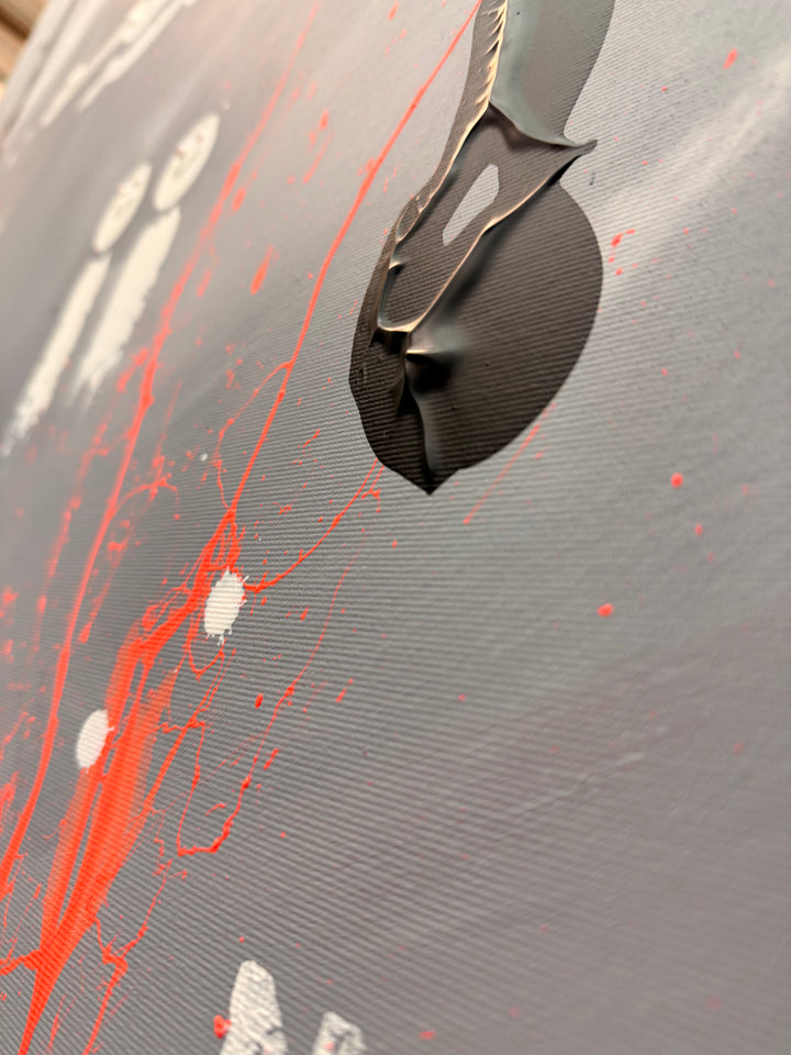 Storm & Stories - Originalwerk 120 x 120 cm