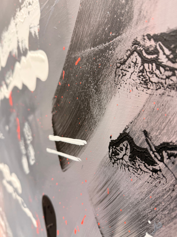 Storm & Stories - Originalwerk 120 x 120 cm