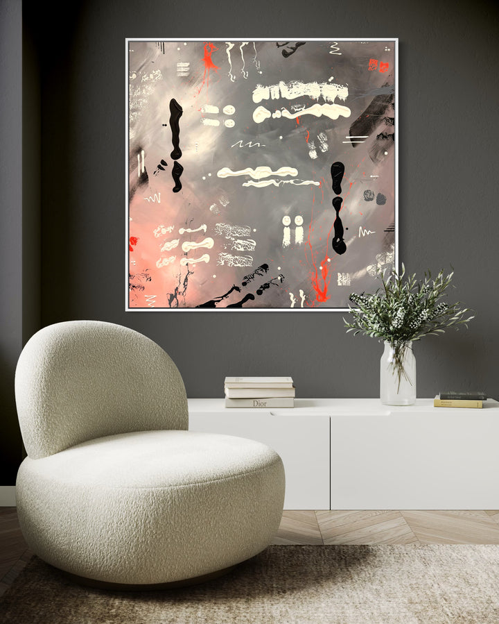 Storm & Stories - Originalwerk 120 x 120 cm