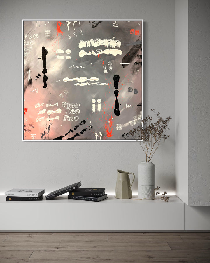 Storm & Stories - Originalwerk 120 x 120 cm