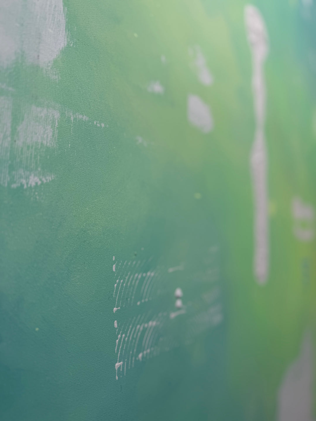 Wiese, Wasser. Weiter nichts. - Originalwerk 120 x 120 cm