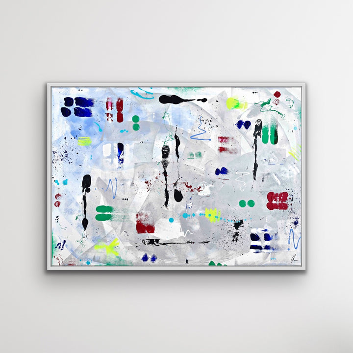 Alsterwasser - Originalwerk 100 x 140 cm